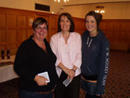 Pauline Cain: Australian drama teacher, Elwyn:language teacher, Julie Hanson: painter